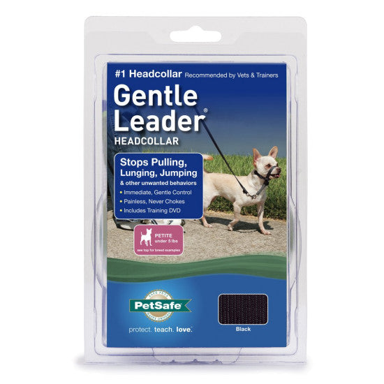 Gentle Leader Headcollar No-Pull Dog Collar - Black | WorkingDogsDirect